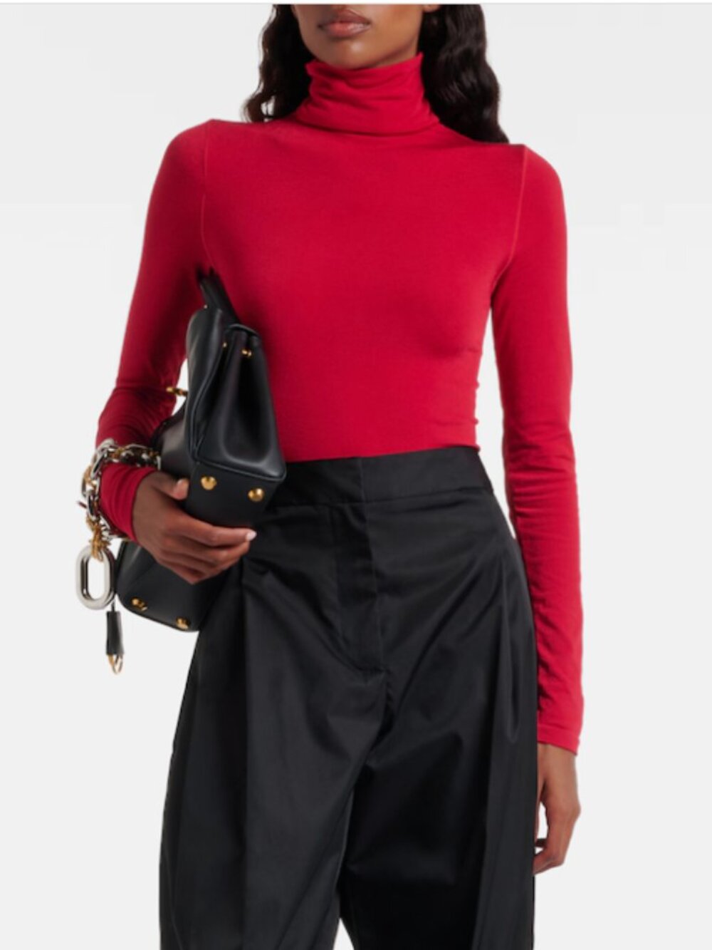 Wolford | Colorado Turtleneck Bodysuit in Racing Red